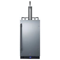 15" Built-In Kegerator with 2.9 cu. ft. Capacity, Automatic Defrost, Sealed Back, Single Tap and Tap Cool System in Stainless Steel - SBC15BEER