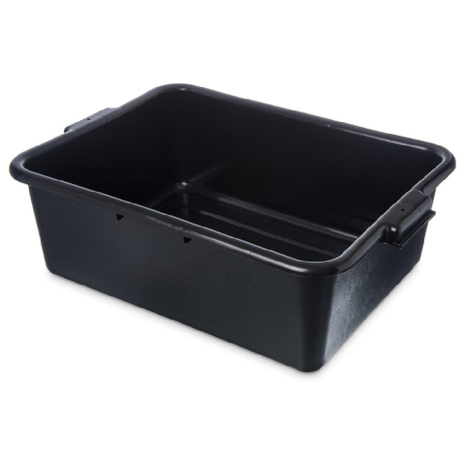 Carlisle 4401103 20 Inch Bus Box Black Comfort Curve Handles with Reinforced Rims
