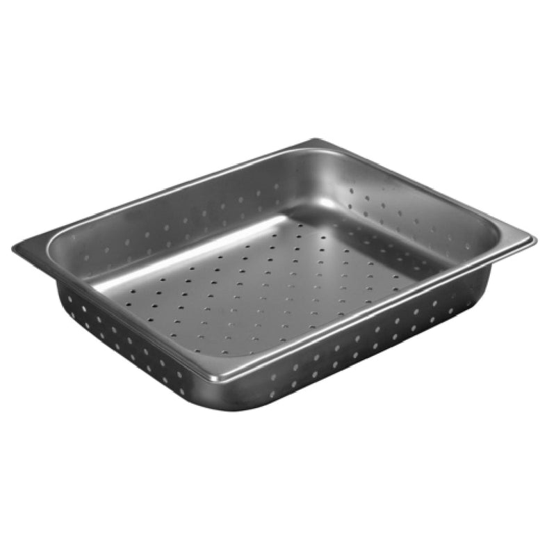 Carlisle 607122P 10 Inch 4 Quart 24 Gauge Perforated Steam Table Pan