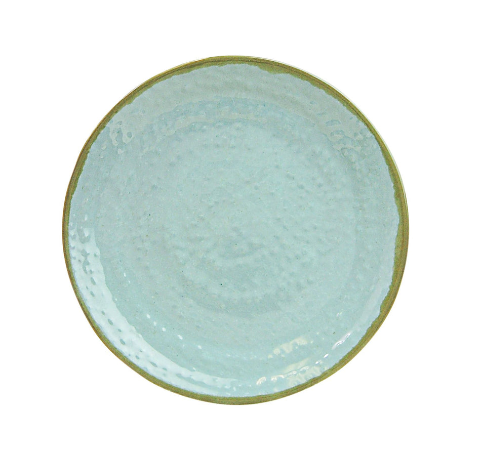 12 Pack 7-1/2" Diameter x 1-1/8" Height, Round Plate, Seaside Dinnerware, Melamine, BPA Free, Dishwasher Safe, Break-Resistant, Shatter-Resistant, No Microwave, No Oven, NSF