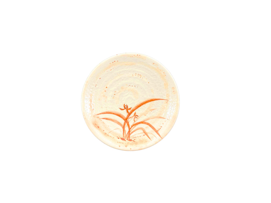 12 Pack 8-1/4" Diameter x 1-1/4" Height, Round Plate, Gold Orchid Dinnerware, Melamine, BPA Free, Dishwasher Safe, Break-Resistant, Shatter-Resistant, No Microwave, No Oven, NSF