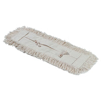 Carlisle 364754800 48 Inch Dust Mop Refill Full Tie Back Cotton