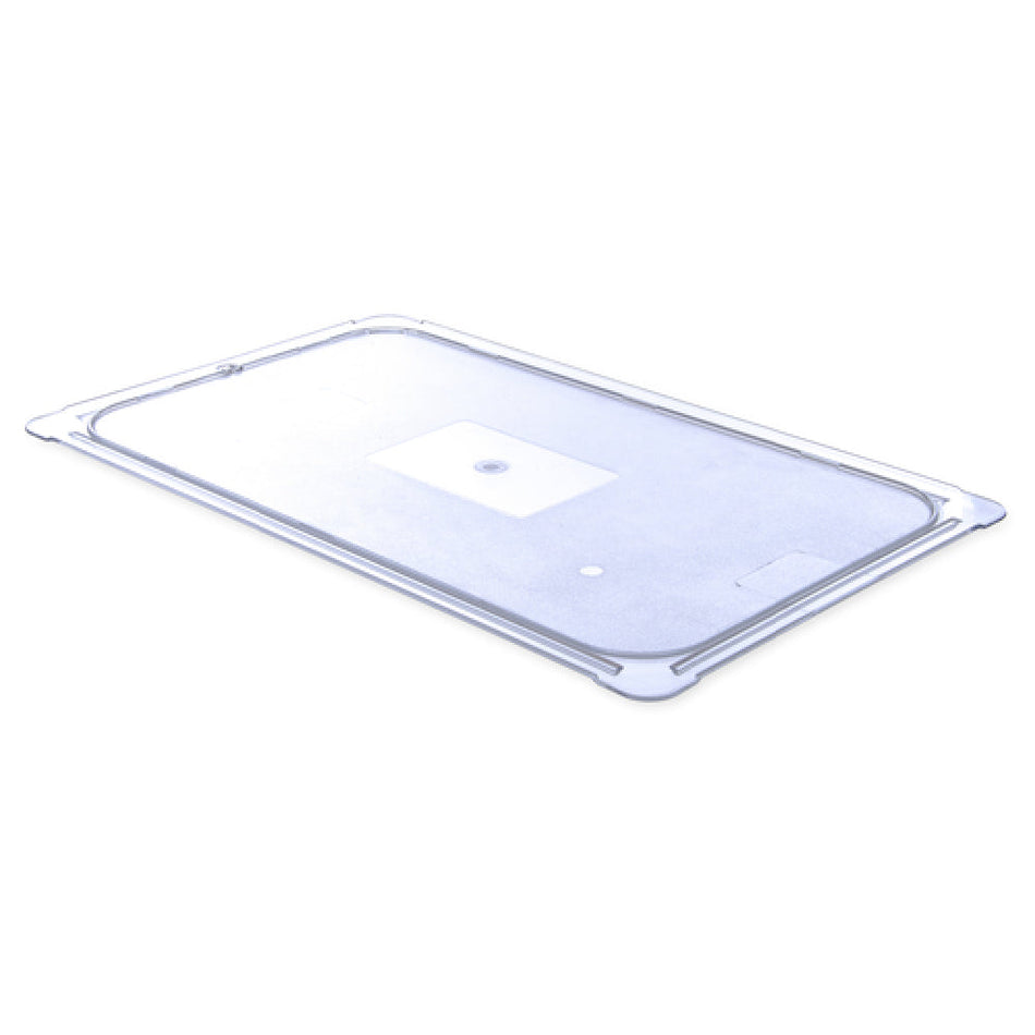 Carlisle 10216U07 21 Inch Flat Lid For Full-size Food Pan Clear Polycarbonate