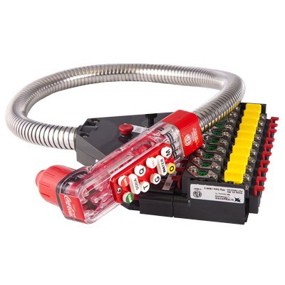 Taprite Rattler II Bargun, 8 Button, 30" Hose, Red | 954C-0860-1F007
