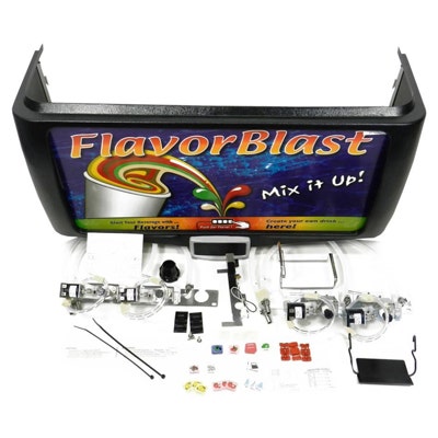 Cornelius Merchandiser Flavor Blast 4-Flavor with Graphics Kit
