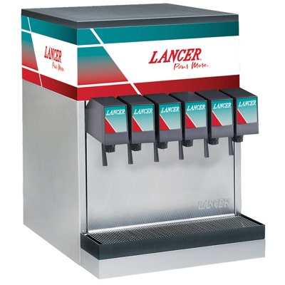 Lancer CED 1506 Post-Mix Dispenser, 6 LEV Valves
