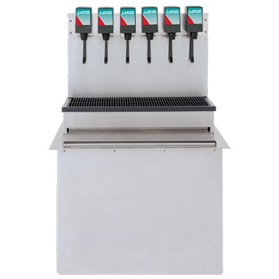 Lancer Drop-In Post-Mix Dispenser, 6 Valve | 85-2376-111-GB