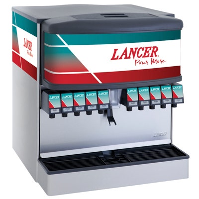 Lancer IBD30H Dispenser Cube Ice, 10 Valve