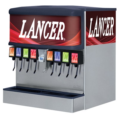 Lancer IBD30H Dispenser Cube Ice, 8 Valve