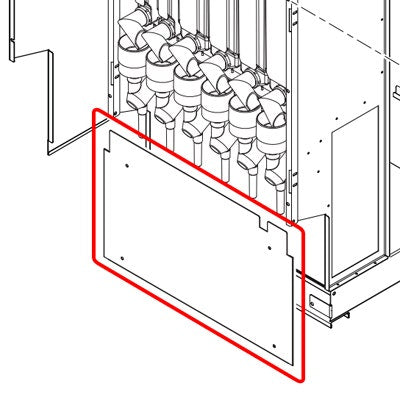Curtis WC-68222-102 Cover Alcove Plastic