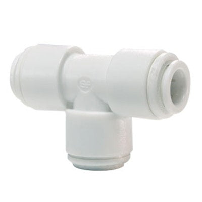 John Guest White Acetal Union Tee 3/8" Tube OD