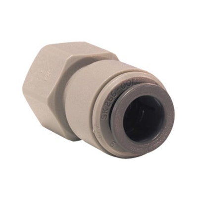 John Guest Gray Acetal Faucet Connector 5/16" Tube OD x 7/16-24 UNS