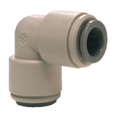 John Guest Gray Acetal Union Elbow 1/2" Tube OD