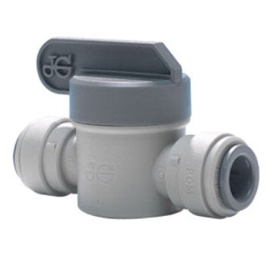 John Guest Gray Acetal Shutoff Valve 1/2" Tube OD Long Handle