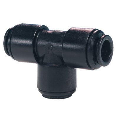 John Guest Black Acetal Union Tee 6mm Tube OD