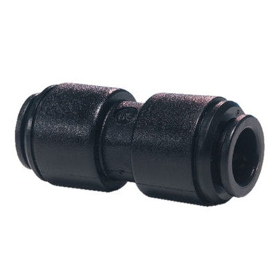 John Guest Black Acetal Union Connector 8mm Tube OD