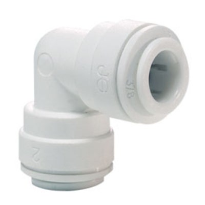 John Guest Polypropylene Union Elbow 1/4" Tube OD