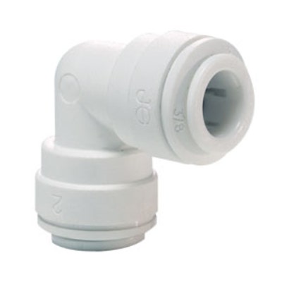 John Guest Polypropylene Union Elbow 3/8" Tube OD