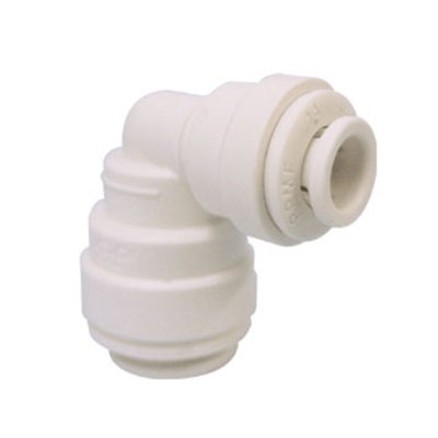 John Guest Polypropylene Reducing Elbow 3/8" Tube OD x 1/4" Tube OD