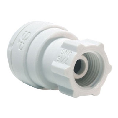 John Guest Polypropylene Faucet Connector 3/8" Tube OD x 7/16-24 Uns