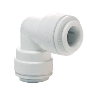 John Guest Polypropylene Union Elbow 5/16" Tube OD (8mm)