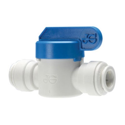 John Guest Polypropylene Shutoff Valve 3/8" Tube OD