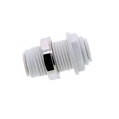 John Guest Polypropylene Bulkhead Union 3/8"