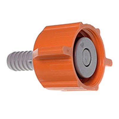 Lancer 3/8" BIB Connector Orange — Bag-in-Box Syrup Line Quick Connect