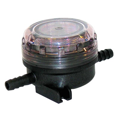 Flojet Strainer, 3/8" In/Out, 20 Mesh Poly Screen