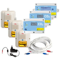 LogiCO2 Mk9 CO2 Safety System Kit – 3 Sensors, Central Unit & Horn/Strobes | 2049/2117