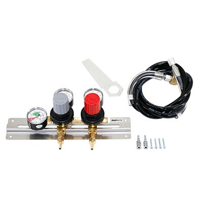Taprite CO2 Management System Kit Dual Stage Poly Bonnet Coke