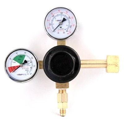 Taprite Primary CO2 Regulator - 160 PSI / 2000 PSI - Black High Pressure