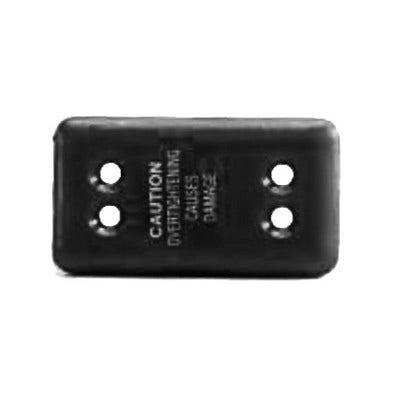 Wunder-Bar Bargun Bottom Plate, 6 Button, Black - PH6-27-ABS