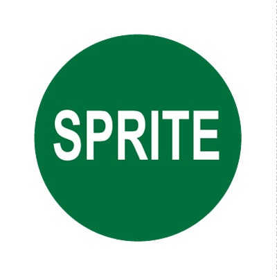 Bargun Button Cap Round, Sprite, Green Cap White Letter