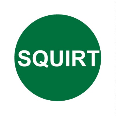 Bargun Button Cap Round, Squirt, Green Cap White Letter