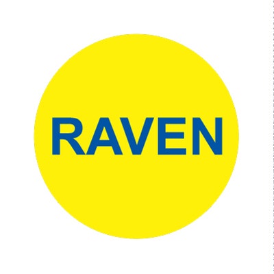 Bargun Button Cap Round, Raven, Yellow Cap Blue Letter