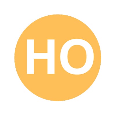 Bargun Button Cap Round HO, Orange Cap White Letter