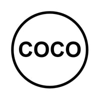 Bargun Button Cap, Round, Coco, White Cap, Black Letter - PH10-74-064