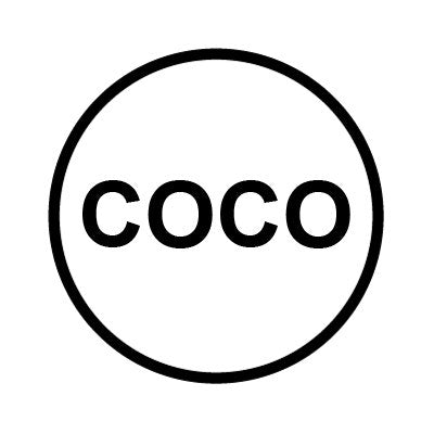 Bargun Button Cap, Round, Coco, White Cap, Black Letter - PH10-74-064