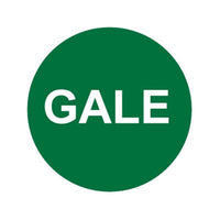 Wunder-Bar 'Gale' Button Cap - Round Green with White Lettering