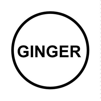 Bargun Button Cap, Round, Ginger, White Cap, Black Letter - PH10-74-085