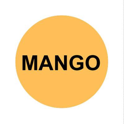 Bargun Button Cap, Round, Mango, Orange Cap, Black Letter - PH10-74-107