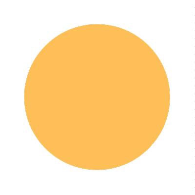 Bargun Button Cap, Round, Blank, Orange Cap - PH10-74-116