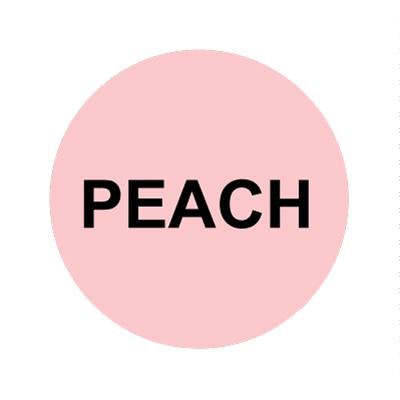 Bargun Button Cap, Round, Peach, Pink Cap, Black Letter - PH10-74-120