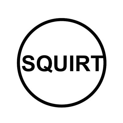 Bargun Button Cap, Round, Squirt, White Cap, Black Letter - PH10-74-155