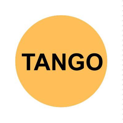 Bargun Button Cap, Round, Tango, Orange Cap, Black Letter - PH10-74-169