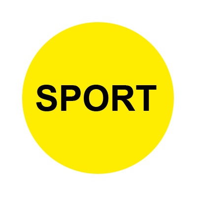 Bargun Button Cap Round, Sport, Yellow Cap, Black Letter - PH10-74-173