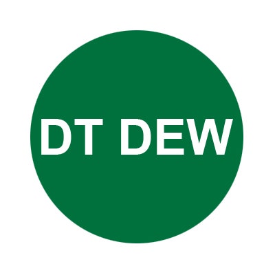 Bargun Button Cap, Round, Dt Dew, Green Cap, White Letter - PH10-74-197