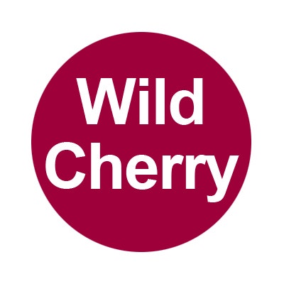 Bargun Button Cap, Round, Wild Cherry, Maroon, White Letter - PH10-74-232