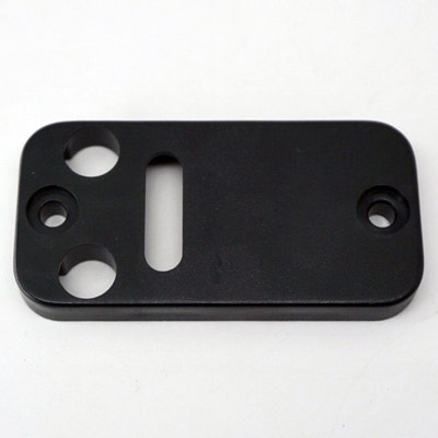 Wunder-Bar Bargun Button Plate, 2 Button, Black - PH6-2-3-ABS